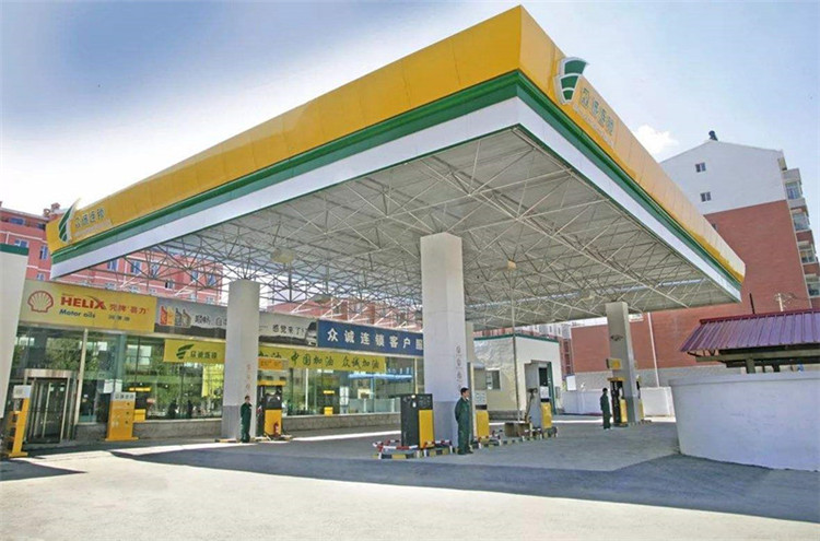 杨浦加气站钢结构网架案例7